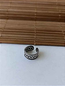 Piercing Fake Bali - Prata 925 - (Cor Envelhecida) Regulável
