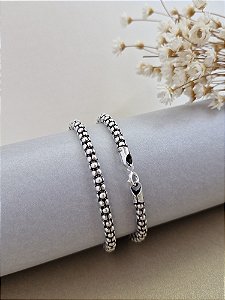 Pulseira Bali Pikun - Prata 925 - Cor Envelhecida