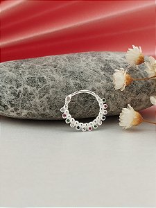 Piercing Pedras Multicor - Prata 925 - Conch - Daitch - MB376-1230