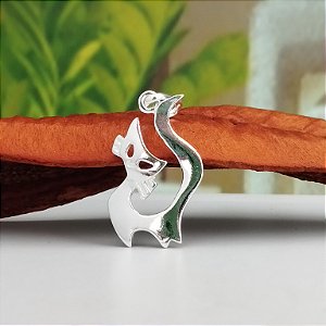 Pingente Gato - Prata 925 - PG183-1132