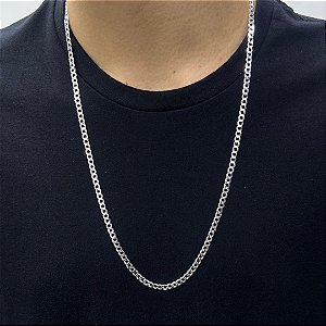 Gargantilha Grumet 4.5mm - 70cm - 13.3g - Prata 925 Legítima