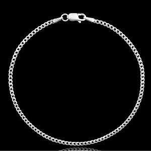 Pulseira Grumet  - 2mm - 1.9g - 20cm - Prata 925