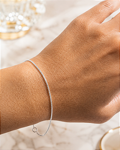 Pulseira Veneziana - V22 - 20cm - Prata 925- MP393-1640