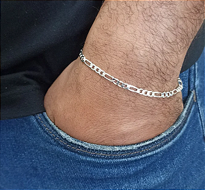 Pulseira Masculina 3 Por 1 - Prata 925 - MP421-40100