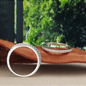 Anel Aparador Cravejado - Prata 925 - MA214-1642