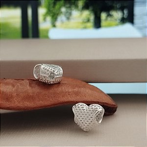 Berloque Separador Coração Filigrama - Prata 925-BL212-12130