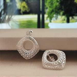 Brinco Vazado - Prata 925-MB829-2767