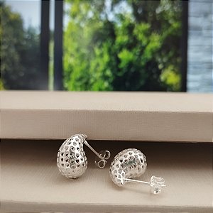 Brinco Gota Vazada - Prata - 925- MB831-2563