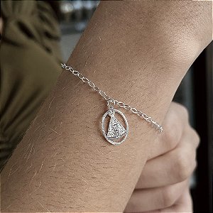 Pulseira Com N.S Aparecida - Prata 925 -MP440-1948
