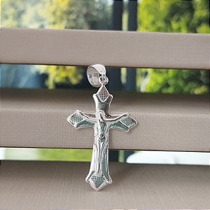 Pingente Masculino Crucifixo - Prata 925 - PG204-1948