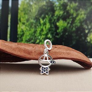 Berloque Menino Com Zircônias - Prata 925 -BL223-1435