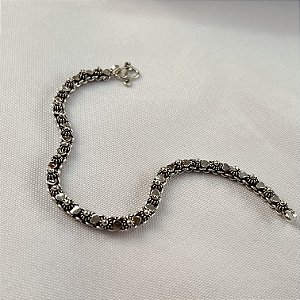 Pulseira Bali Pikun - Prata 925 - Cor Envelhecida -MP448-115288