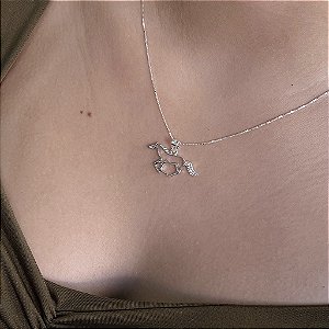 Gargantilha Cavalo - Prata 925 - MC599-3075