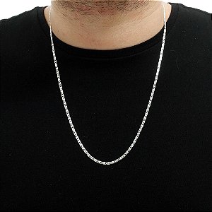 Corrente Piastrine - F100 - 2.5mm - 4.1g - 60cm - Prata 925 - MC618-58145