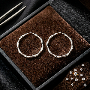 Argola Fio Torcido - Prata 925 - MB922-1232