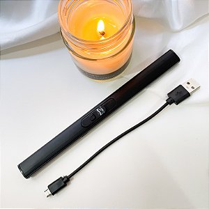ACENDEDOR ELÉTRICO RECARREGÁVEL USB