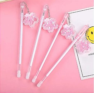 Caneta Fofa Pingente Sakura