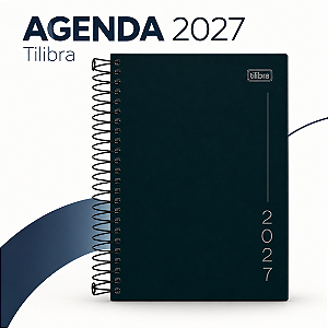 Agenda Espiral Pepper PRETA 2027 - UND- TILIBRA