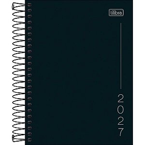 Agenda Espiral Pepper PRETA 2027 - UND- TILIBRA