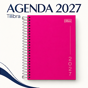 Agenda Espiral Pepper ROSA 2027 - UND- TILIBRA