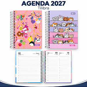 Agenda Espiral Pepper FEMININA 2027 - UND SORTIDA - TILIBRA