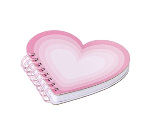Caderno Pautado CORAÇÃO S2 - UND - BRW