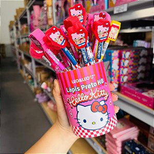 Lápis c/Borracha HELLO KITTY - CX 30 UND - LEO E LEO