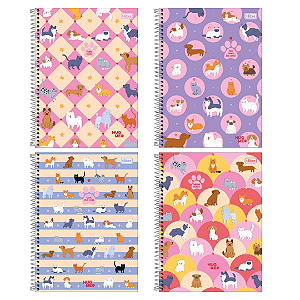 Caderno HUG ME 10M 160F - UND SORTIDA - TILIBRA