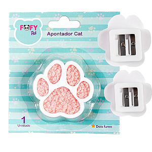 Apontador CAT 2 FUROS- BLISTER - FOFY
