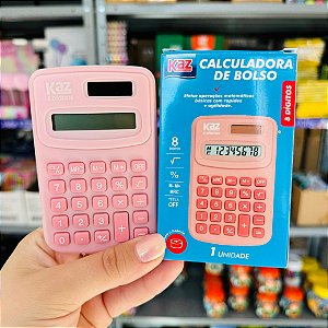 Calculadora 8 DIG ROSA - KAZ