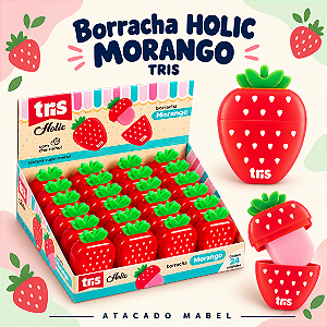 Borracha MORANGO C/AROMA - UND - TRIS