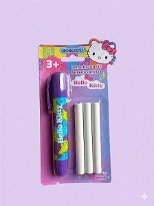 Borracha caneta retrátil HELLO KITTY - BLISTER C/ 1 SUPORTE E 3 BORRACHAS - LEO E LEO