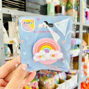 Apontador 2 furos ARCO IRIS - UND - FOFY