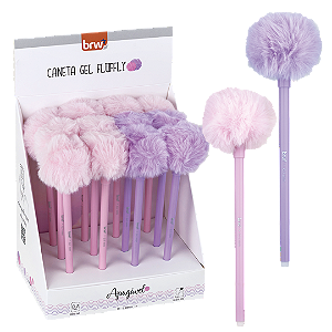 Caneta esferográfica Apagável  0.7MM - POMPOM - CAIXA 12 UND - BRW