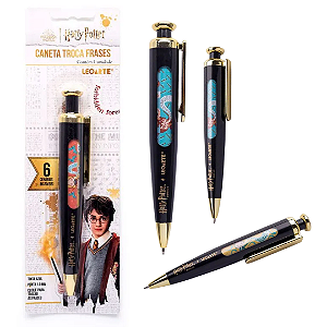 Caneta Troca Frases HARRY POTTER - BLISTER C/1 UND - LEOARTE