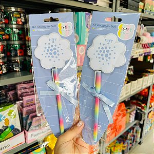 Kit de papelaria Soft AZUL - FOFY