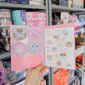 Kit Bloco Adesivo CAT- FOFY