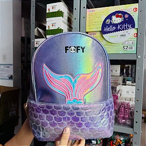 Mochila Lilás Sereia - FOFY