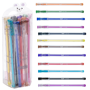 Caneta Esf. Divert Gel APAGÁVEL  0.7MM - COLORS - POTE C/ 12UND - BRW