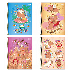 Caderno universitário CAPYCLUB 1M 80F - TILIBRA