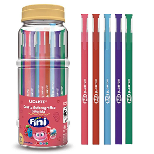 Caneta Esferográfica  0.7 FINI  - POTE C/ 50 UND - LEO E LEO
