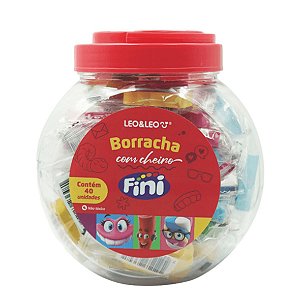 Borracha decorada C/ AROMA FINI - POTE C/ 40 UND - LEO E LEO