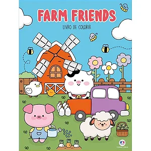 Livro de Colorir - Farm Friends - 32  Páginas - CIRANDA CULTURAL