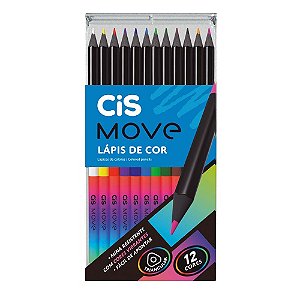 Lápis de cor MOVE - 12 cores - CIS