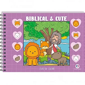Livro de Colorir - Biblical and Cute Violet - Ciranda Cultural