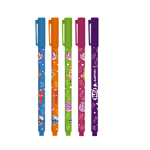 Caneta Gel Corpo estampado 0.6 FINI - UNIDADE SORTIDA - LEO E LEO