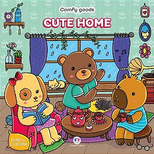 Livro de colorir - Cute home - Ciranda Cultural