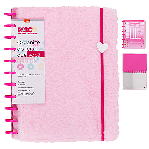 Caderno de Disco Plush  S2 - 280X215 - 80 FOLHAS - BRW