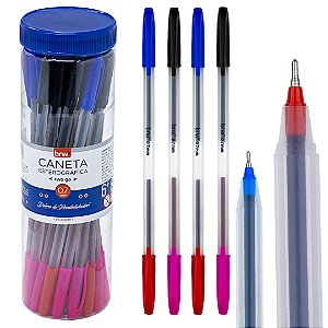 Caneta Esferográfica 0,7MM TWO GO - POTE C/ 24UND - BRW