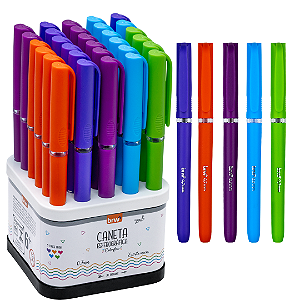 Caneta Esferográfica 0,7MM COLORFLOW - DISPLAY C/ 30UND - BRW